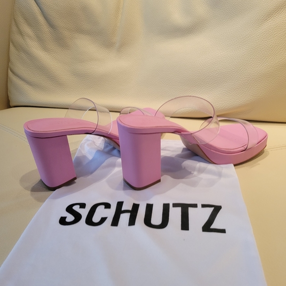 NEW SCHUTZ Ariella Platfom Block Heel Sandals - Picture 6 of 8